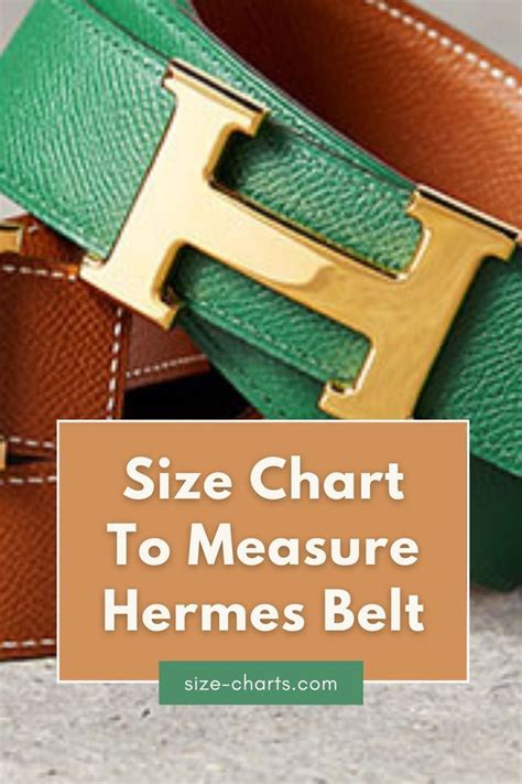 hermes men's belt size chart